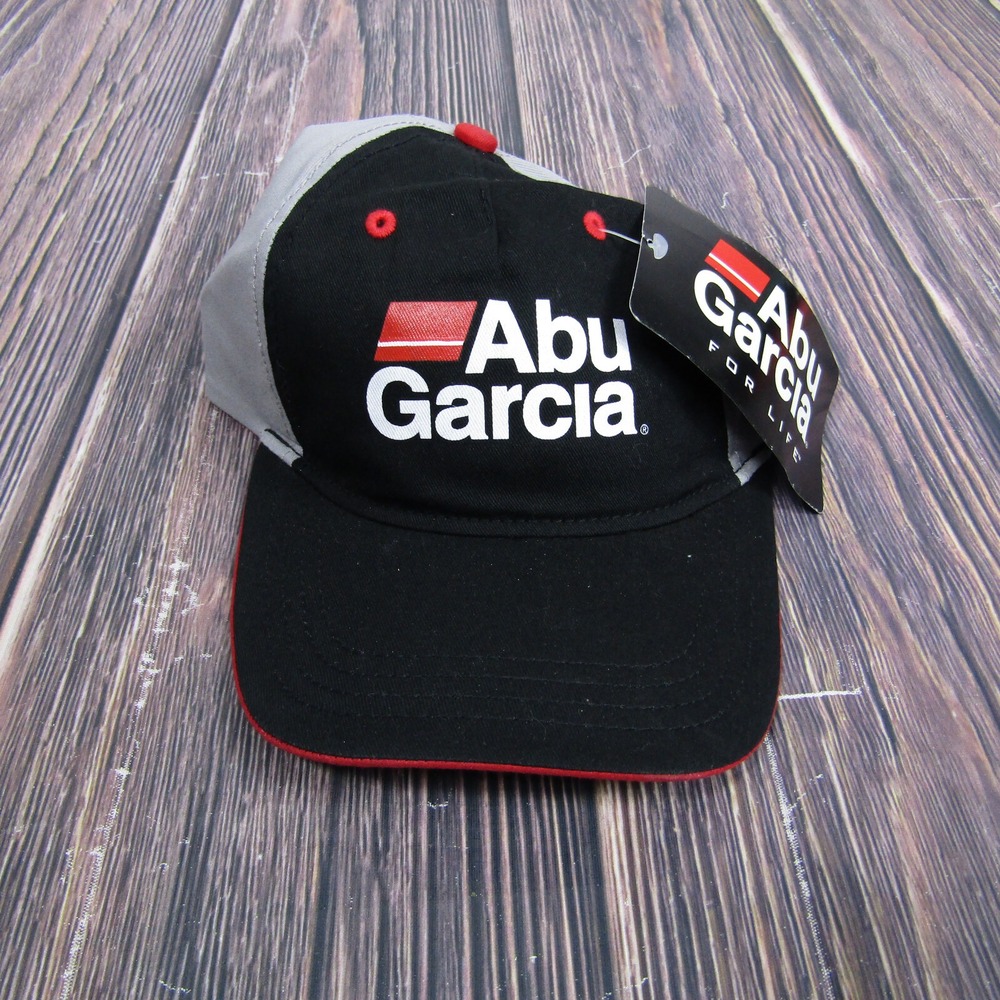 Abu Garcia Logo Hat Fishing Cap Strap Back Adjustable NWT